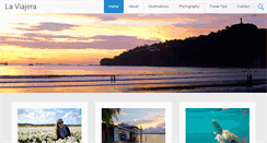 Desktop Screenshot of la-viajera.com