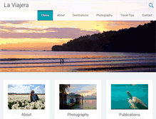 Tablet Screenshot of la-viajera.com